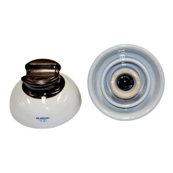 Aislador Porcelana Espiga 15KV Ansi 55-6 Elexor