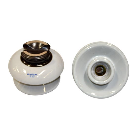 Aislador Porcelana Espiga 25KV Ansi 56-2 Elexor