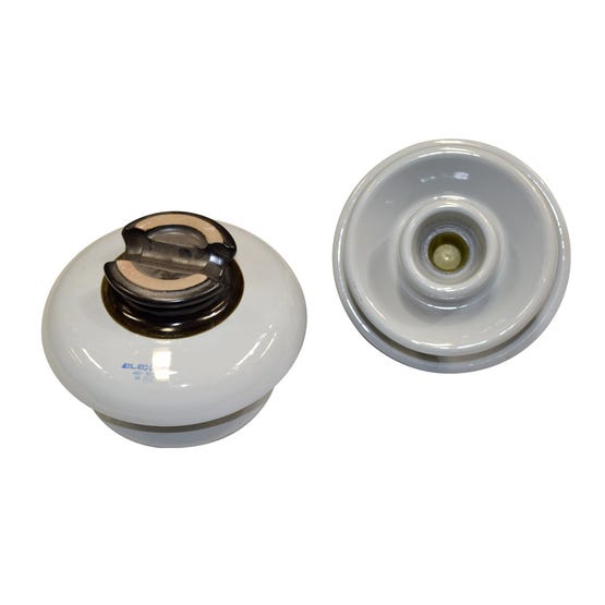 Aislador Porcelana Espiga 30KV Ansi 56-3 Elexor