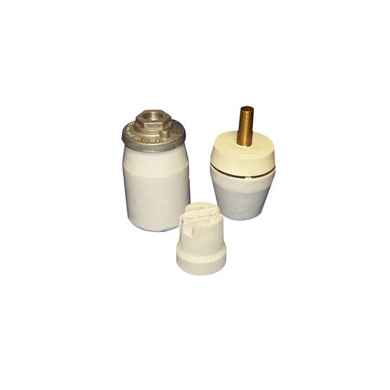 Portalamp Porcelana Interior Rosca E-27