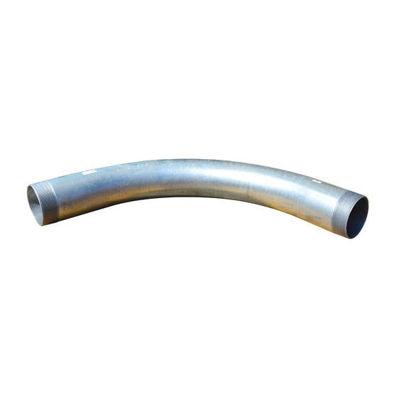 Curva acero Galvanizado 90° para Cañeria 4" Electrica
