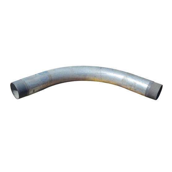 Curva acero Galvanizado 90° para Cañeria 2" Electrica