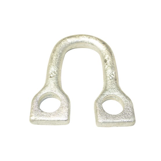 Grillete U Recto Anclaje acero Galvanizado 14MM