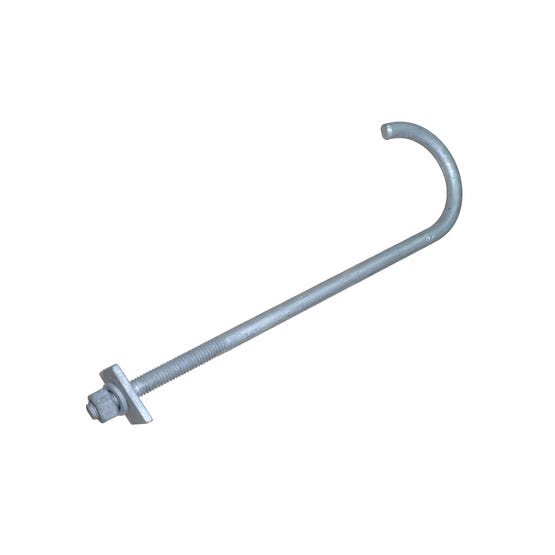 Fijacion acero Galvanizado para Tubo Pvc 32MM