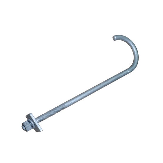 Fijacion acero Galvanizado para Tubo Pvc 50MM