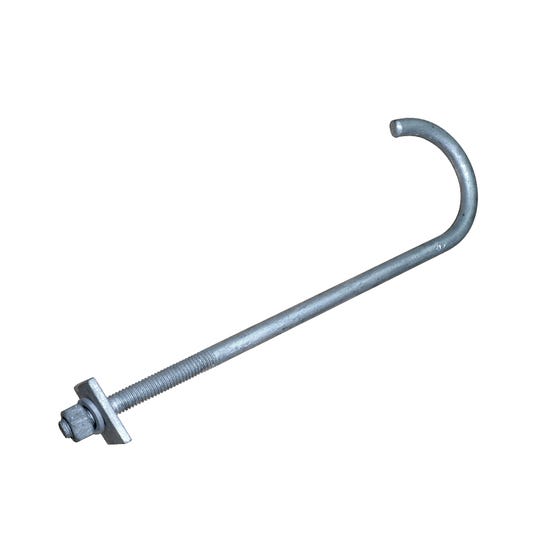 Fijacion acero Galvanizado para Tubo Pvc 110MM