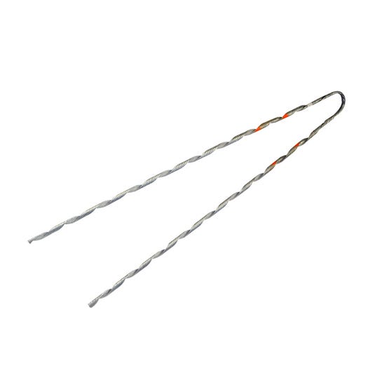 Preformada Retención acero Galvanizado para Cable 3/8"