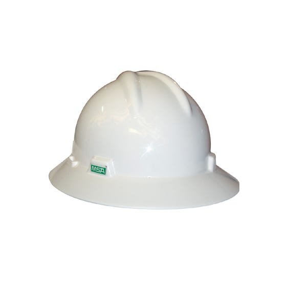 Casco Ala Completa Blanco sin logo, MSA