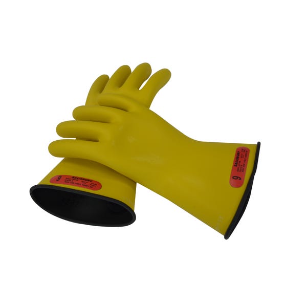 Guante Goma Talla 9 Clase 0 Amarillo/Negro
