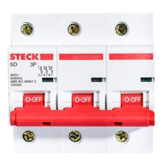 Interruptor Automático 3x80A Curva C 400V 10kA DIN