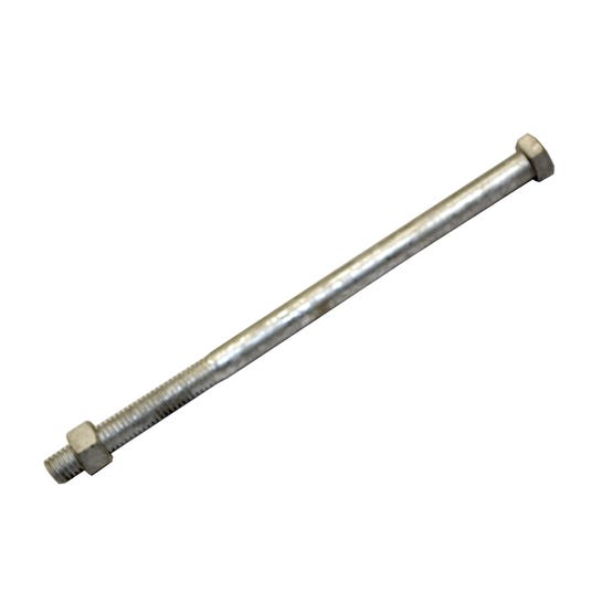 Perno acero Galvanizado 1/2X8" 3" H, 1 Tuerca