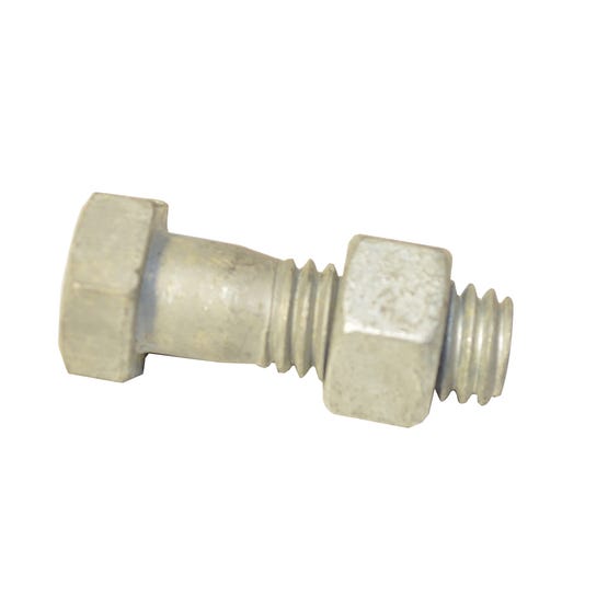 Perno acero Galvanizado 5/8X2 1/2" 2 1/2" H, 1 T