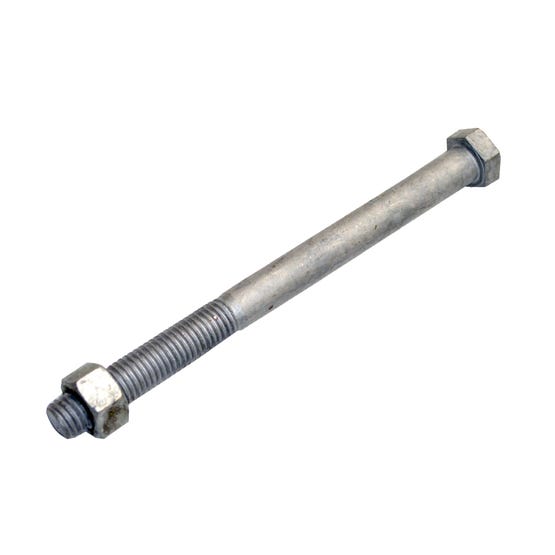 Perno acero Galvanizado 5/8X5" 3" H, 1 Tuerca