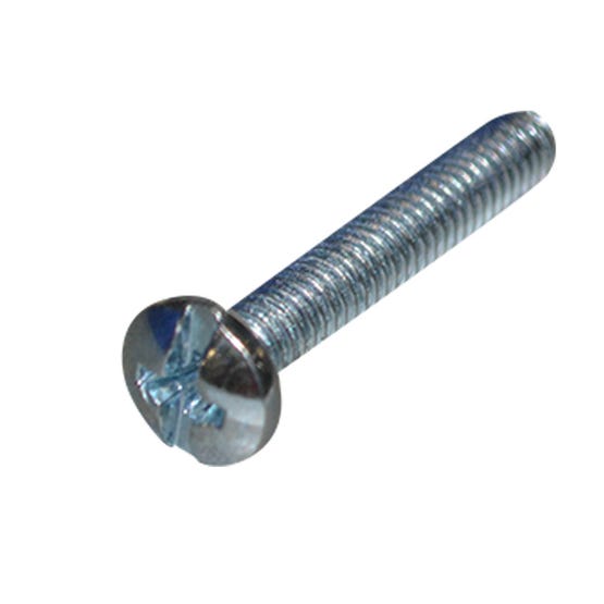 Perno maquina acero Zincado 3/16"X1/2" C/Tuerc