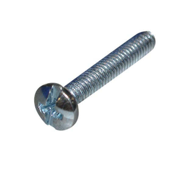Perno maquina acero Zincado 3/16"X2" C/Tuerca