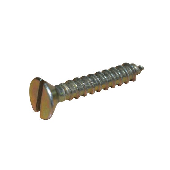 Tornillo cabeza plana acero 1"X10Bwg