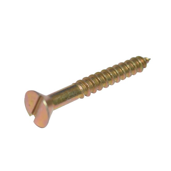 Tornillo cabeza plana acero 1 1/2"X10Bwg