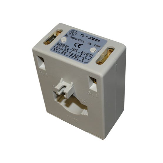 Transformador de corriente baja tensión Relación 200/5A600VC/C.