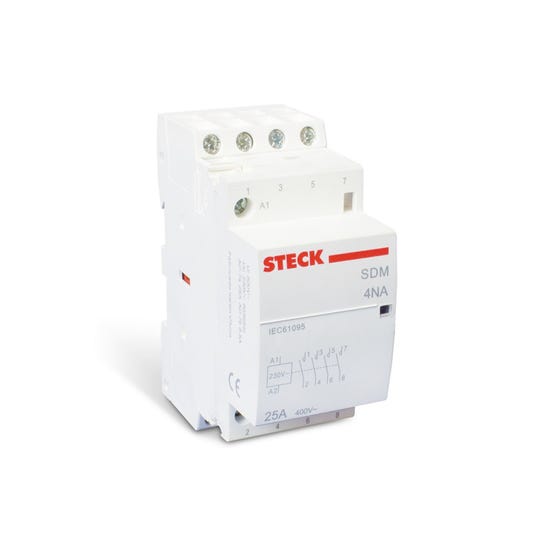 Contactor 4NO+0NC 25A 400V Bob 230V Stec