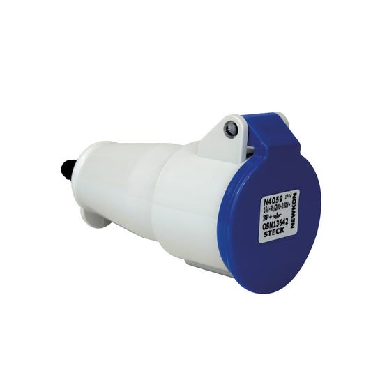 Enchufe Industrial Hembra Volante 2P+T 16A 250V