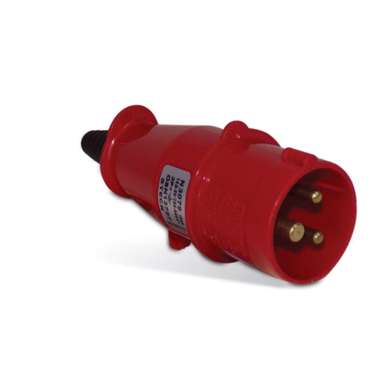 Enchufe Industrial Macho Volante 3P+T 16A 440V