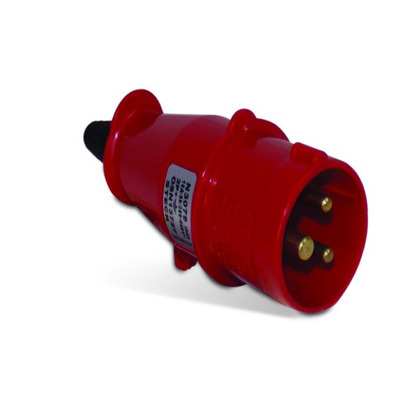 Enchufe Industrial Macho Volante 2P+T 32A 250V
