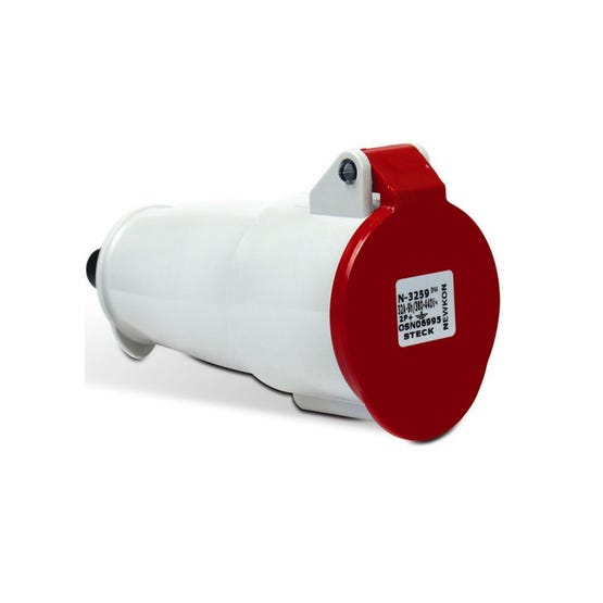 Enchufe Industrial Hembra Sobrepuesta 3P+T 16A 440V