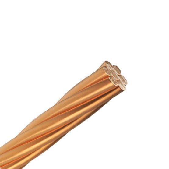 Conductor Cobre Desnudo Duro 1 Awg 7H