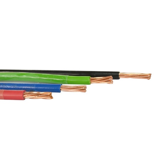 Conductor Cobre THHN 4 Awg 600V Blanco