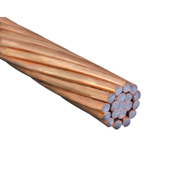 Cable acero Cooperweld 2 Awg, 7H 40%Hs