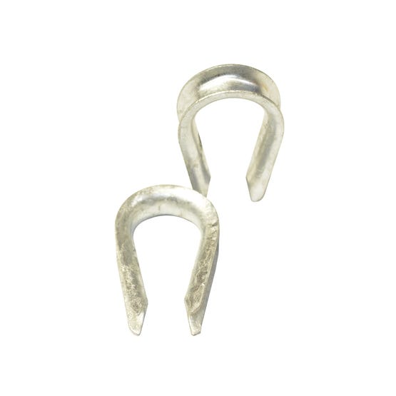 Guardacabo acero galvanizado 12mm