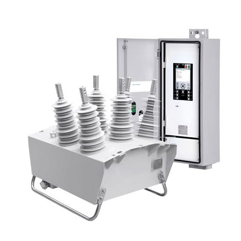 Reconectador de 27kV Noja Power más control RC10