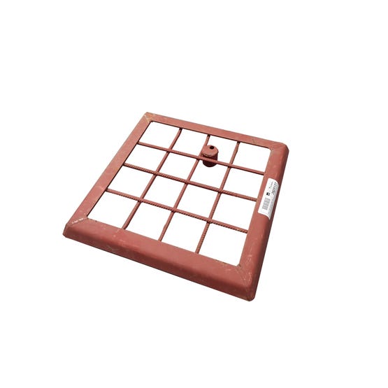 Tapa fierro para hormigonear medida exterior 410x410mm
