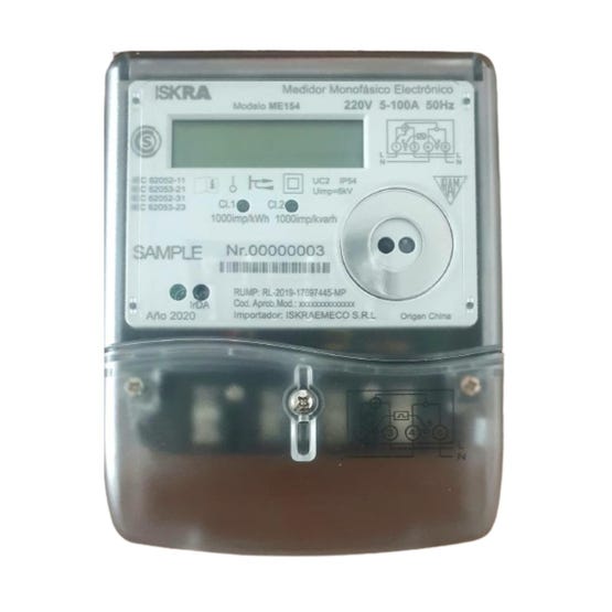 Medidor Bidir. Monof. ISKRA 5(100)A 220V