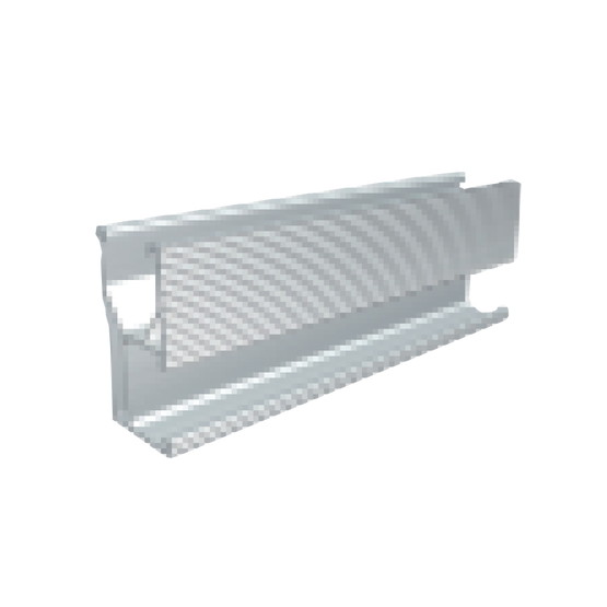 Riel aluminio 3400mm estructura solar