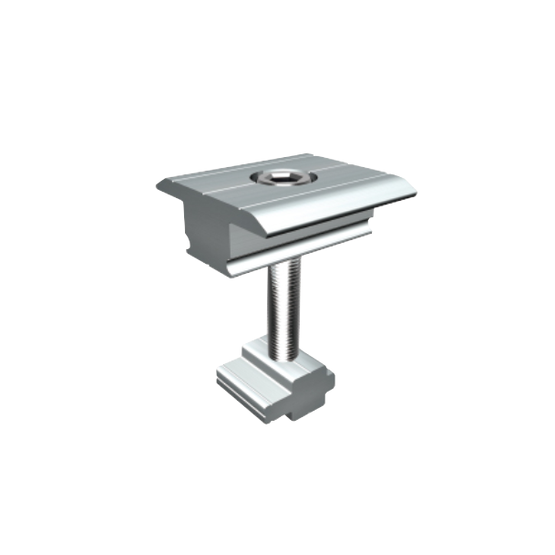 Conector unión placa 30mm estructura solar