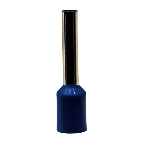 Terminal Ferrul Tubular Simple 2,5 mm2 Azul