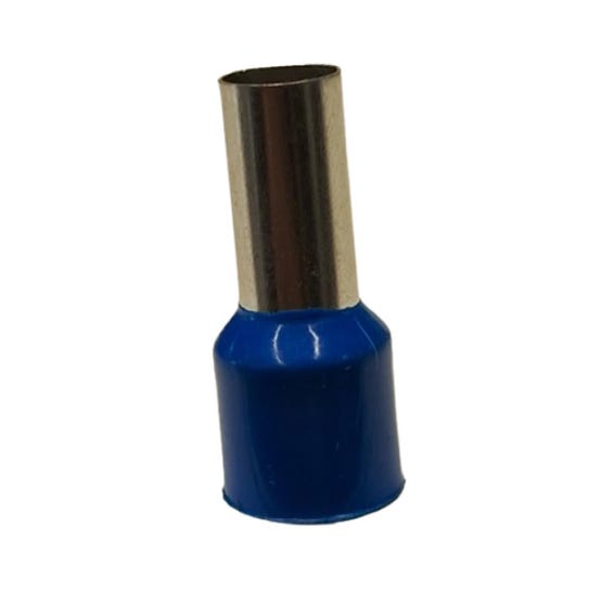 Terminal Ferrul Tubular Simple 16 mm2 Azul