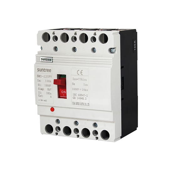 Interruptor DC MCCB 4P 1000Vdc 80A
