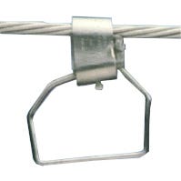 Estribo + conector para cable de Aluminio o Cobre