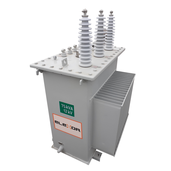 Transformador Trifásico 75 kVA 12 kV ELEXOR