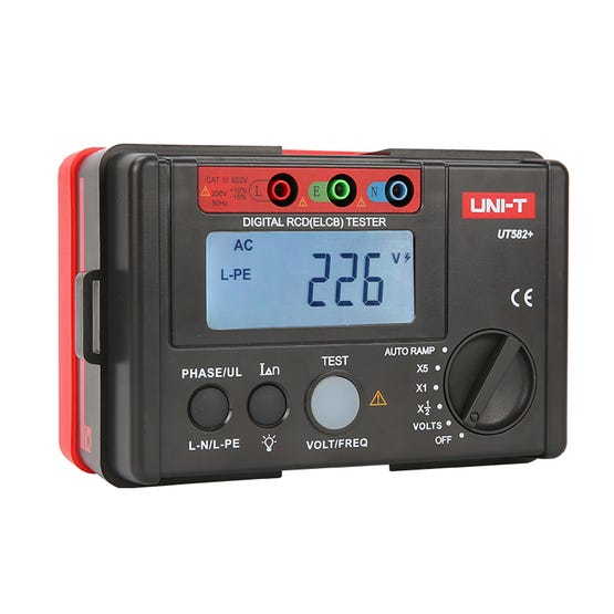 MEDIDOR RCD DIGITAL (ELCB) UNI-T UT582+