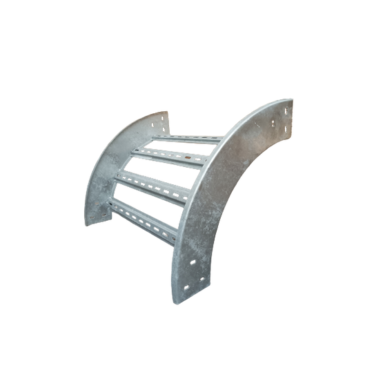 Escalerilla curva vertical exterior. CVE 600x100mm