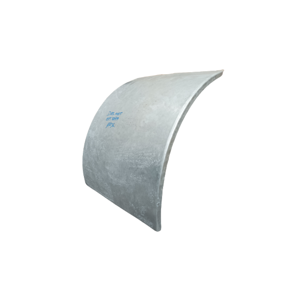 Tapa Escalerilla curva ext. 450x15mm