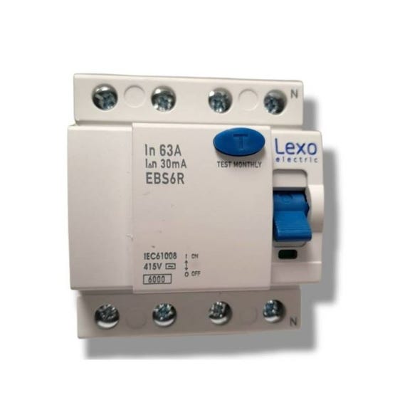 Interruptor Diferencial 4X63A 30mA 6 kA