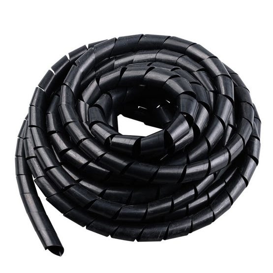 Tubo espiral 5/8" negro