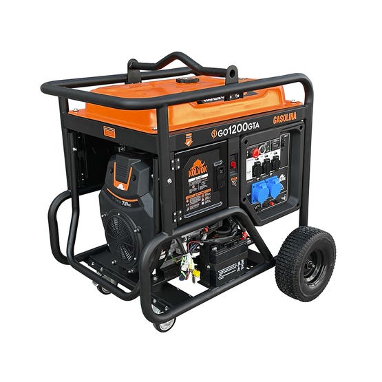 Generador eléctrico a gasolina 12.000 VA partida eléctrica