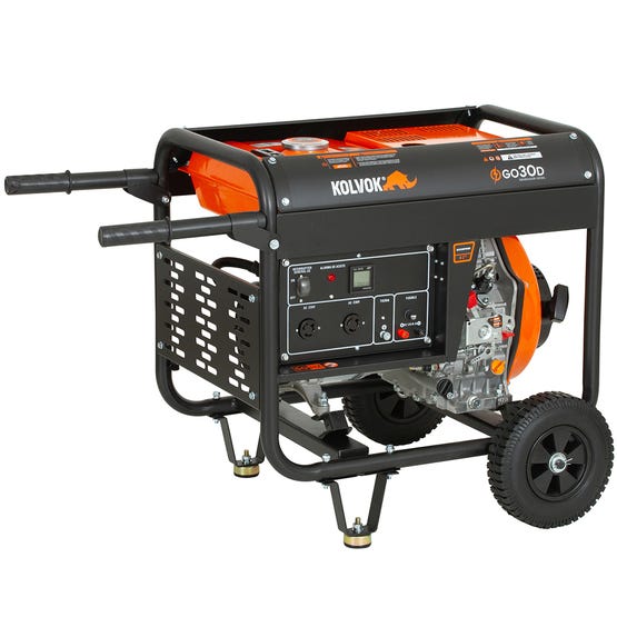 Generador eléctrico a diesel 3.000 VA de respaldo