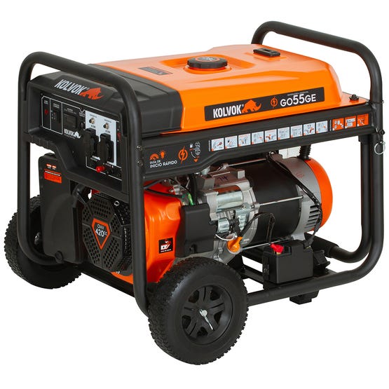 Generador eléctrico a gasolina 5.500 VA partida eléctrica