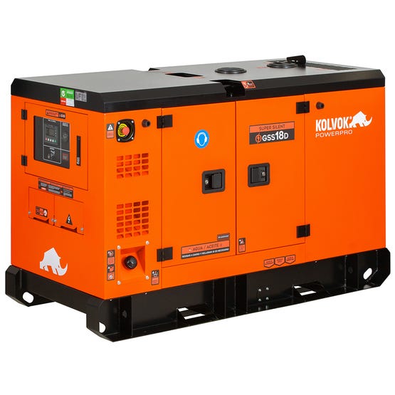 Generador eléctrico a diésel 17.000 VA partida eléctrica